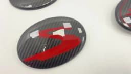 Supra A90 A91 MK5 Customized Replacement Carbon Fiber Front & Rear Emblem Badge For 2020+ GR