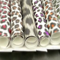 Leopard Print PU Leatherette Sewing Fabric Faux Leather DIY Craft Brooch Hair Bows GIFT Handmade Earring Making Doll Decor