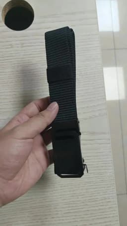 New Automatic Buckle Belt, Canvas Tactical Workwear Casual Outdoor Military Training Pants Belt For Men