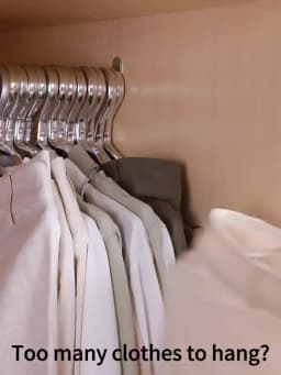 Multi Functional Pants Rack, Cloud Ladder Hanging, Folding Pants Rack, Stainless Steel Pants Clip, Multi-Layer Seamless Storage
