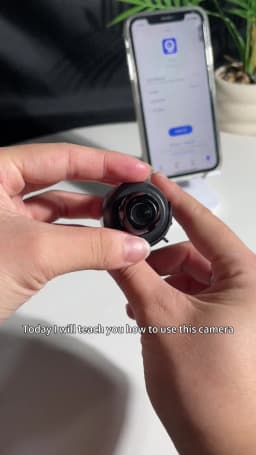 X5 Mini Surveillance Camera 1080P, Night Vision HD Remote Wireless WIFI Camera