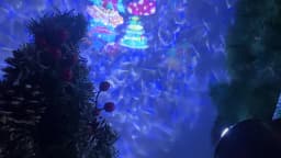 2-in-1 Holiday Projector Light, Double Head 4 Kinds Ocean Waves &12 Pattern Cards, Remote Control, Timer for Halloween Christmas