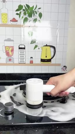3 in 1 Electric Cleaning Brush Kitchen Dishwashing Home USB Rechargeable Electric Rotary Scrubber Household Appliances Cleaning