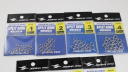 JIGGING PRO Split Rings Fishing 10/15Pcs Stainless Steel Lure Rings Fishing Connectors Snap Rings Fishing Accessories