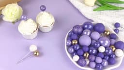 50/100pcs Cake Ball Picks Topper Wholesale 4 Sizes Foam Balls Cake Toppers for Birthday Christmas Wedding Cake Decoration Favor