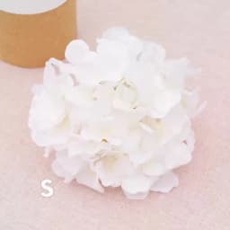 5PCS 54 Heads Silk Hydrangea Heads Artificial Flowers Heads with Stems Fake Hydrangea Flowers for Home Wedding Party Decoration