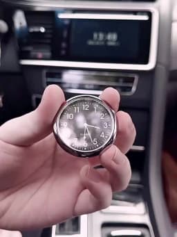 New Mini Car Clock Universal Car Dash Clock Luminous Internal Stick-On Digital Watch Mechanics Quartz Clock Car Accessories