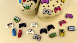 1-13pcs Shoe Charms Game Console Gamepad Shoe Decorations Pins for Men Boy Favor Gifts Clog Accessories Clog Buckle Fit Sandals