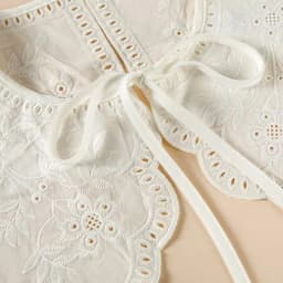 49MC Korean Decorative Fake Collar Shawl Wrap Hollow Out Embroidery Leaves Lace Necklace Vintage Short Poncho