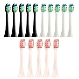 10PCS Replacement Brush Heads For Philips HX6930 HX6064 Sonic Electric Toothbrush Vacuum Soft DuPont Bristle Nozzles No Metal