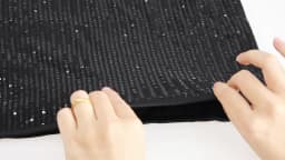 Women Fashion With Sequined Glod Black Silver Side Short Pencil Mini Skirt Vintage High Waist Female Chic Lady Skirts Summer