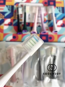 14 PCS SOOCAS X3S Replacement Toothbrush Heads SOOCAS X3U/X3Pro/D2/ D3S/D5 Sonic Electric Tooth Brush Soft Bristle Nozzles