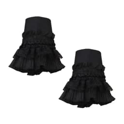 Gothic Retro Black Detachable Sleeve Fake Cuffs Multi Layer Lace Patchwork Princess Sweater Decorative Wristband Dropshipping