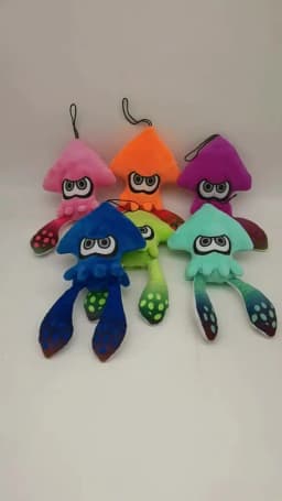 25cm Original Splatoon Inkling Squid Plush Doll Toy Stuffed Animal Doll Pendant Switch Game Cute Christmas Gift for kids