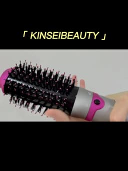 2 in 1 Electric Hair Straightener Brush & Curler Anti-Scald Fast Heating Hair Styling Tool Professional Salon Hair Beauty Device