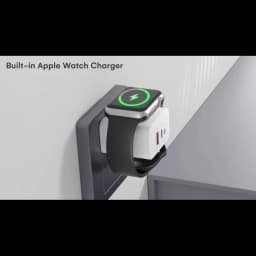 23W 3-in-1 charger, capable of charging three devices simultaneously, with built-in wireless charging for watches, suitable for