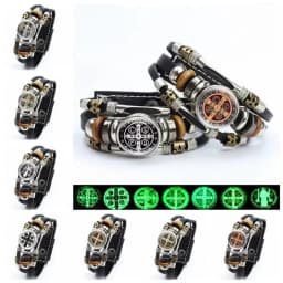 Bracelet SCP Special Containment Procedures Foundation Logo Cosplay Stainless Steel Bracelet Task Force Monster Scp