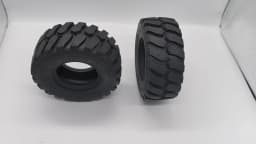 RC 1 Pair LESU Diameter 45MM Height Wheel Rubber Tyres 110Mm for Remote Control 1/15 Hydraulic Loader RC Car Accessories
