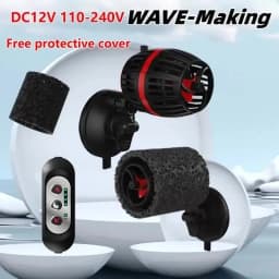 110V-240V fish tank wave pump bottom blow ultra-quiet small variable frequency circulation pump fecal blower sea tank flow pump