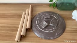 Round Nordic Wood Coffee Table Storage Tea Fruit Service Plate Tray Bed Sofa Side Table Home Table Living Room Minimalist
