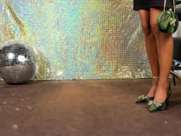 Italian Design Women's African Pointy Toe Thin Heels Streamline Texture Style Fashion Party High Heels And Exquisite Clutch Bags