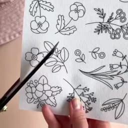 Water Soluble Stabilizer Embroidery Patterns Stick Stitch Embroidery Flower Paper Floral Daisy Designs Wash Stabilizer