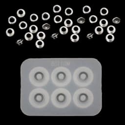 One Pack S925 Beads Cap Silicone Mold Kit Add-a-Bead Bracelet Beads Jewelry DIY
