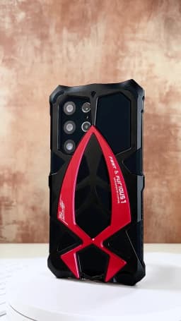 Luphie Rosdster Metal Armor Case for Galaxy S24 Ultra S23U S22U S21 Plus A72 A52 Military Grade Drop Protection Defender Cover