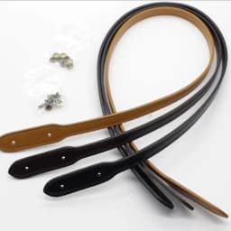 2Pcs Leather Bag Handle Straps Detachable DIY Handbag Replacement Shoulder Strap Short Bags Belt with Rivets Accessories 72cm