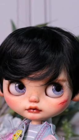 Blythes Doll Hair Is Suitable for 1/6 9-10 In Size Stylish Sunny and Handsome Men With Delicate Short Hair and Soft Silk Wig