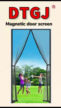 Magnetic Door Screen Insect Mosquito Net Curtain Black Fly Insect Auto Closing Invisible Mesh For Kitchen indoor living room