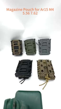 Tactical 5.56mm 7.62mm Molle Magazine Pouch for AR15 M4 AK series Fast Mag Pouch Quick Release Mag Case Box Hunting Accessories