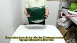 Christmas Tree Storage Bag, Fits 4FT to 9FT Artificial Trees, Waterproof Xmas Storage Box with Durable Handles