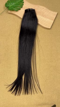 Invisible Seamless Clip Ins Bone Straight Human Hair Unprocessed Raw Hair PU Weft Extensions Full Head 7Pcs/Set Clip on Hair