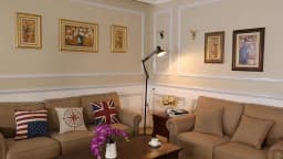 BOSSEN Long Arm Folding Floor Lamp LED Eye Protection Study Living Room Bedroom Study Room Vertical Table Lamp