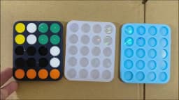 Silicone Mold for Earring Pendant Holographic Round Earring Resin Mold Rainbow Light Earring Keychain Charm Epoxy Mold