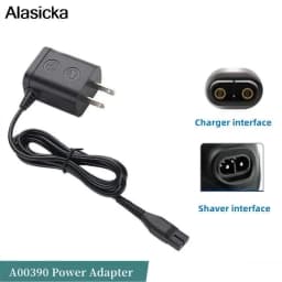 New US Plug A00390 Charger Power Cord Adaptor For Philips Norelco Shaver A00390 RQ310/311/ 301/512 Charger