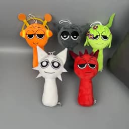 Sprunki Plush Toy Set Sprunky Peluche Plushie Soft Hot Game Cartoon Stuffed Animal Dolls For Fans Birthday Christmas Gift