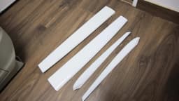 Dashboard Door Wood Trim Insert Cover For Tesla Model 3/Y ABS Mid-Console Split Set Dashboard Decor Panel Sticker Car Accessorie