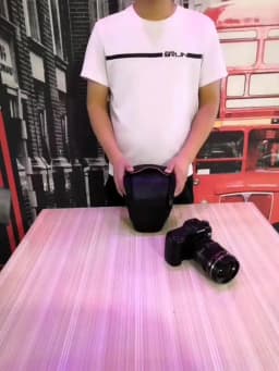 SLR Digital Camera Bag Nylon Shoulder Bag Photographic Equipment Bag Waterproof Camera Bag Micro Single for Nikon Canon Nikon