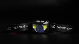 Headlamp Flashlight, 1200 Lumen Ultra-Light Bright LED Rechargeable Headlight with White Red Light,2Pack Waterproof Motion