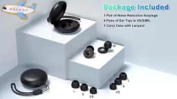 1Set Ear Plugs for Sleeping Sleep Aid Noise Reduction Super Soft Reusable Hearing Protection Anti Noise Earplugs for Travel Work