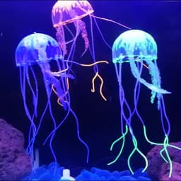 Artificial Swim Glowing Effect Jellyfish Aquarium Decoration Fish Tank Underwater Luminous Ornament