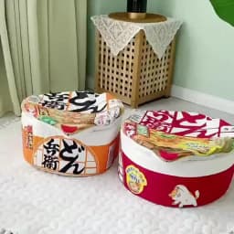Orange Cat Winter Fun Noodles Puppy Bed House Cat Sleeping Bag Mat Plush Bed Furniture Accessories Pet Supplies