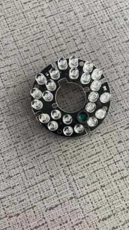 90 degrees CCTV Accessories infrared light 24 Grain IR LED board for Surveillance cameras night vision diameter 44mm