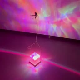 Aurora Light Ocean Wave Projector 16Color RGB Auto Rotate Ambient Light Remote Home Room Deco Night Light Birthday Gift for Kids