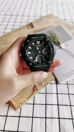 Casio Watch for Men Dual Display Multi-function Electronic Watch AEQ-120W Series