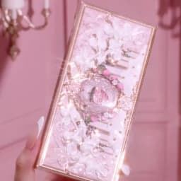 Flower Knows Strawberry Cupid Collection Make-up Palette 14g Pink Blush Highlighter Flower Know Glitter Eyeshadow Palette