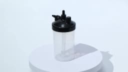 New Plastic Oxygen Bubbler Bottle Humidifier Water Humidification Bottle For Oxygen Regulator Concentrator Tool Accessories