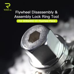 RRSkit Bicycle Cassette Lockring Tool For Shimano XTR M9200 M8200 9-45T 9T Flywheel Disassembly Assembly Lock Ring Tool